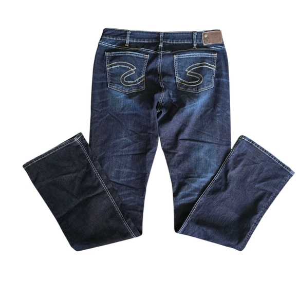 Silver Jeans Natsuki Dark Wash 36/37 Bootcut Jean Denim Womens - Picture 3 of 9